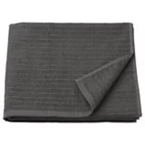 IKEA VÅGSJÖN Dark Gray 100% Cotton Bath Towels, 2-Pack
